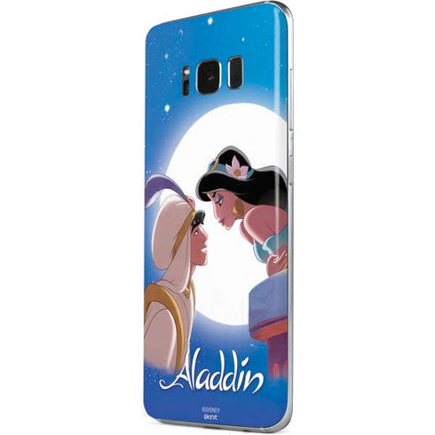 Disney Aladdin and Princess Jasmine Kiss Galaxy S8 Plus Skin